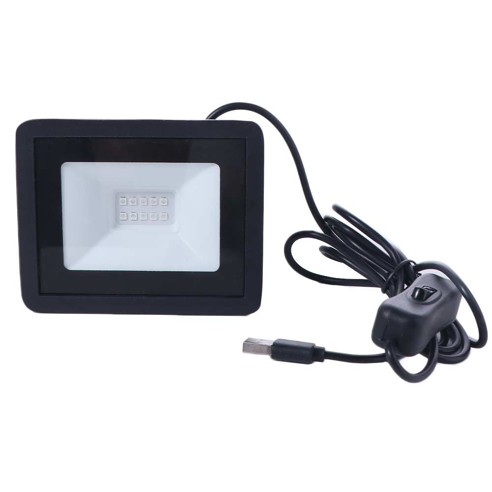5V USB UVA Floodlight High Power UV Fluorescent Light Anti Bacterial UV LED Floodlight  Atmosphere