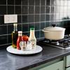 Natural marble cake turntable, 25cm in diameter, suitable for cake making and storing condiments.