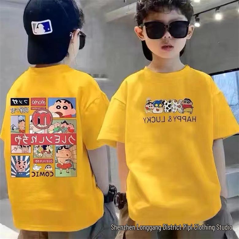 

Children s Cartoon Cotton Short-Sleeve T-Shirt for Babies and Toddlers 120cm