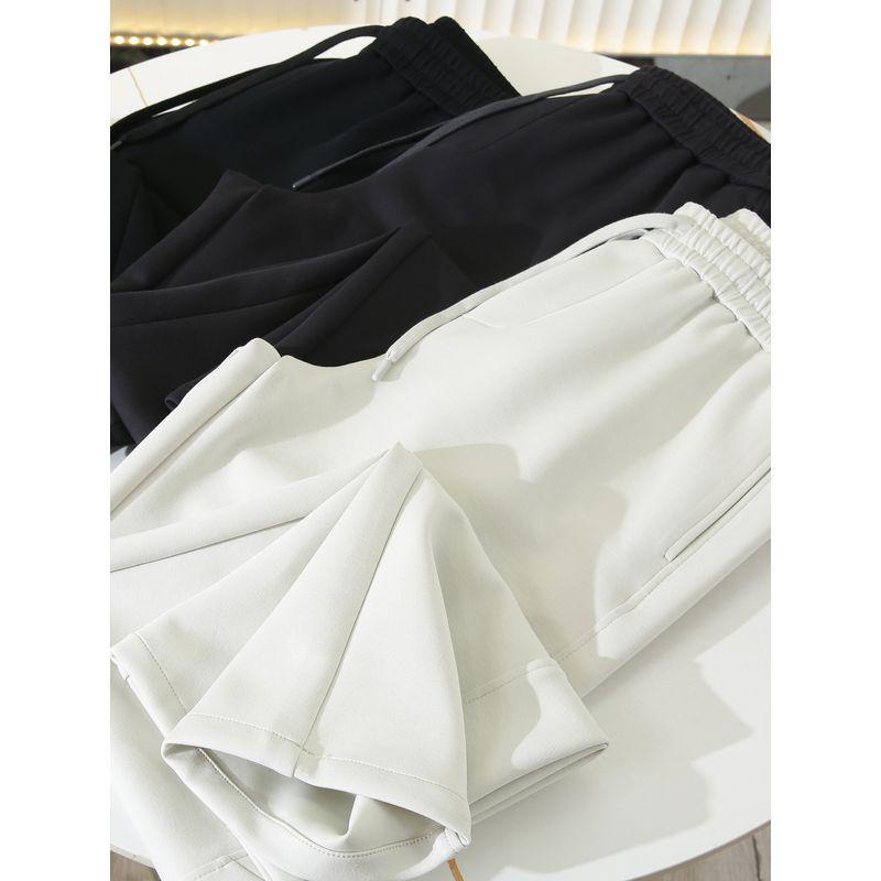 Comfortable and Relaxed, Smooth and Soft Elastic Air Cotton/Modal High-End Men's Autumn and Winter Straight-Leg Casual Sports Trousers