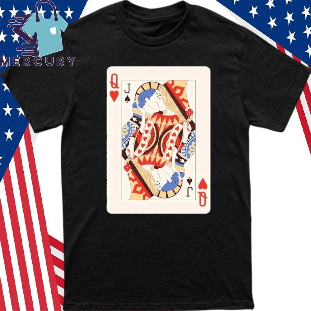 Queen Of Hearts Kiss Jack Of Hearts Shirt 3XL