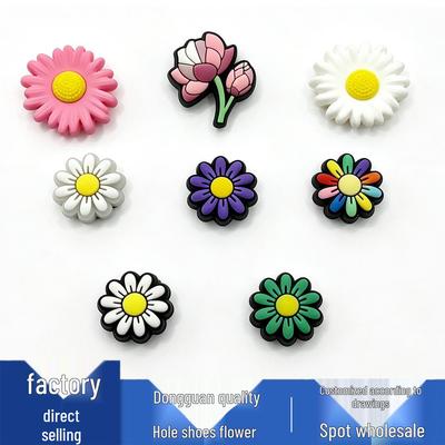 Neue Süße Blumen-PVC-Schuhanhänger für Crocs - Vielseitige und Stilvolle Dekorationen