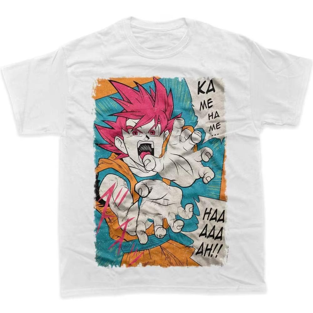 

2026 new Dragon Ball Pure Cotton Sun Wukong Printed Casual Sports Fitness TShirt Retro Harajuku Style Unisex S