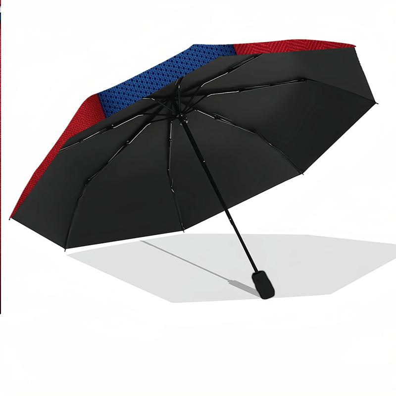 Stampa Montreal Canadiens Auto 8?Ombrello Pieghevole con Stecche Resistente al Vento Leggero Ombrello Automatico per Viaggi Quotidiani