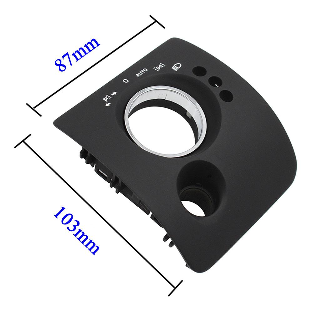 RHD Right Hand Driver Car Front Headlight Switch Cover Panel Replacement For Mercedes Benz W164 ML GL 300 350 450 500