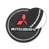 Car Coaster Silicone Anti-noise Water Cup Cushion Accessories For Mitsubishi Ralliart Lancer L200 Outlander Pajero Eclipse Cross