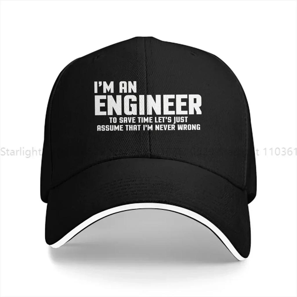 Pure Color Dad Hats Im An Quote Mens Hat Sun Visor Baseball Caps Engineer Peaked Cap