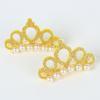 Pet Grooming Headdress Decoration Accessories Luxury Dog Cat Faux Pearl Crown Hair Clip