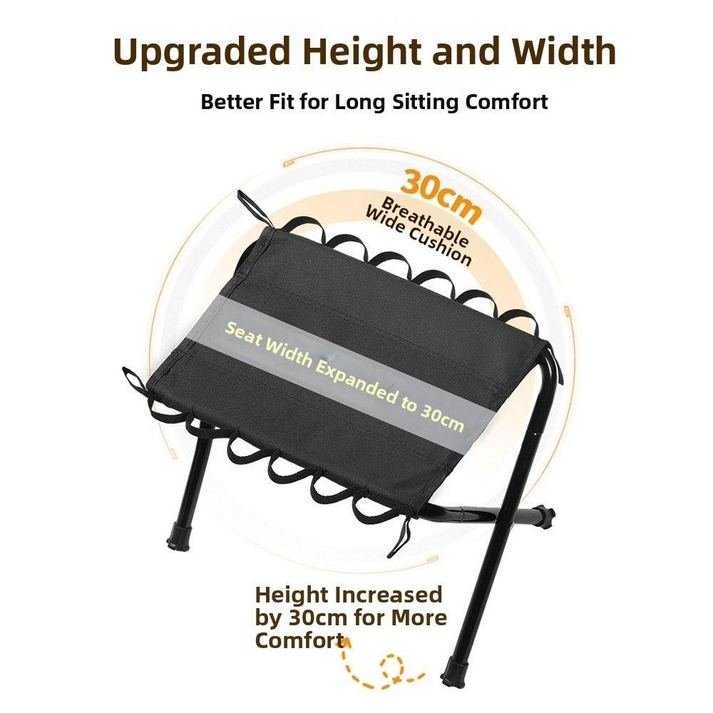Compact Design Camping Stools Lightweight Fishing Chair Folding Foot Stool Outdoor Camping