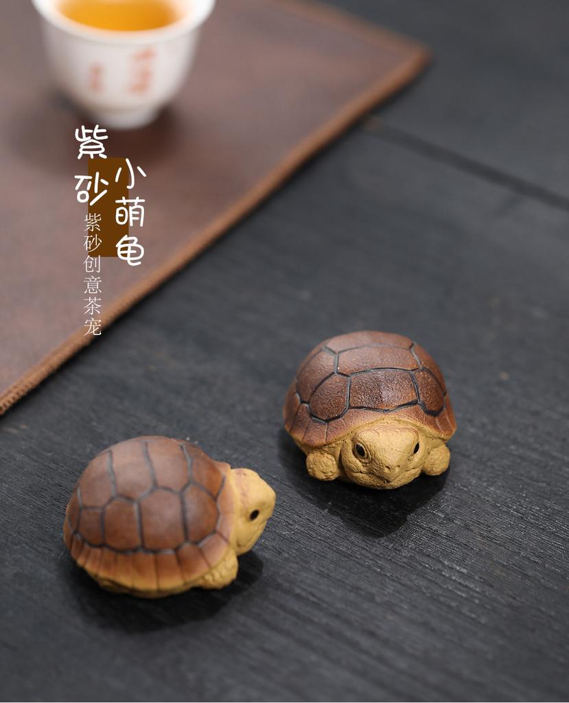 Yixing Clay Teapet Turtle Mini Bionic Tortoise Tea Ceremony Accessory