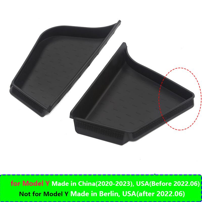 

Для Tesla Model Y 2023 Аксессуары для интерьера Задний багажник Боковой лоток для хранения Органайзер Доска TPE Модификация Держатель ModelY Berlin