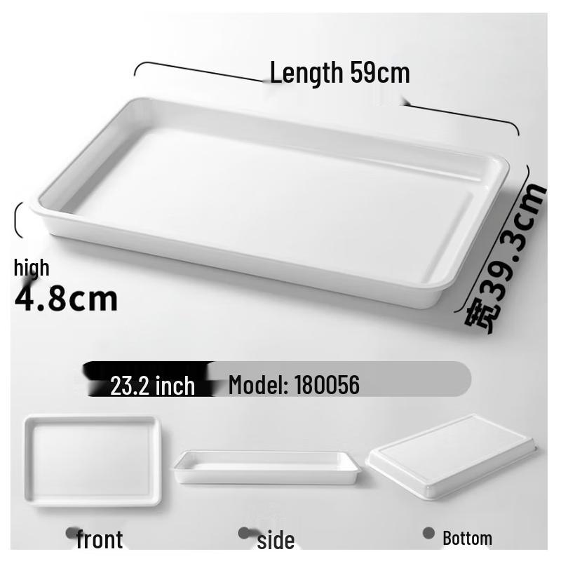 Melamin-Präsentiertablett für gekochte Speisen