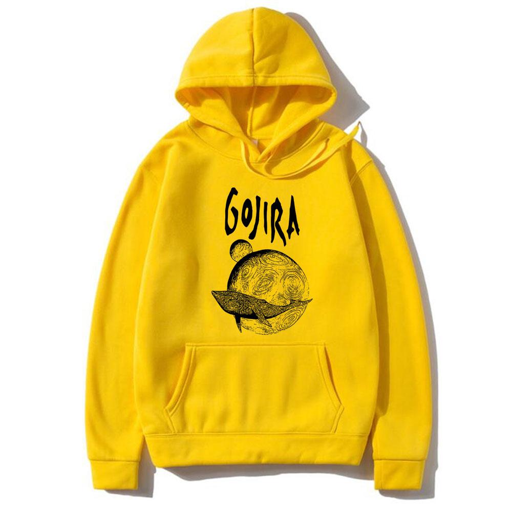 Francouzská metalová kapela Gojira Od Marsu k Siriu Obal alba Mikina Unisex WoUnisex Vintage Rock Oversized Pulovr Unisexs Ležérní Mikiny