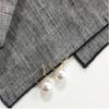 ARTRIA Pearl-E Titanium Needle Earrings HNJEATT0002WHF