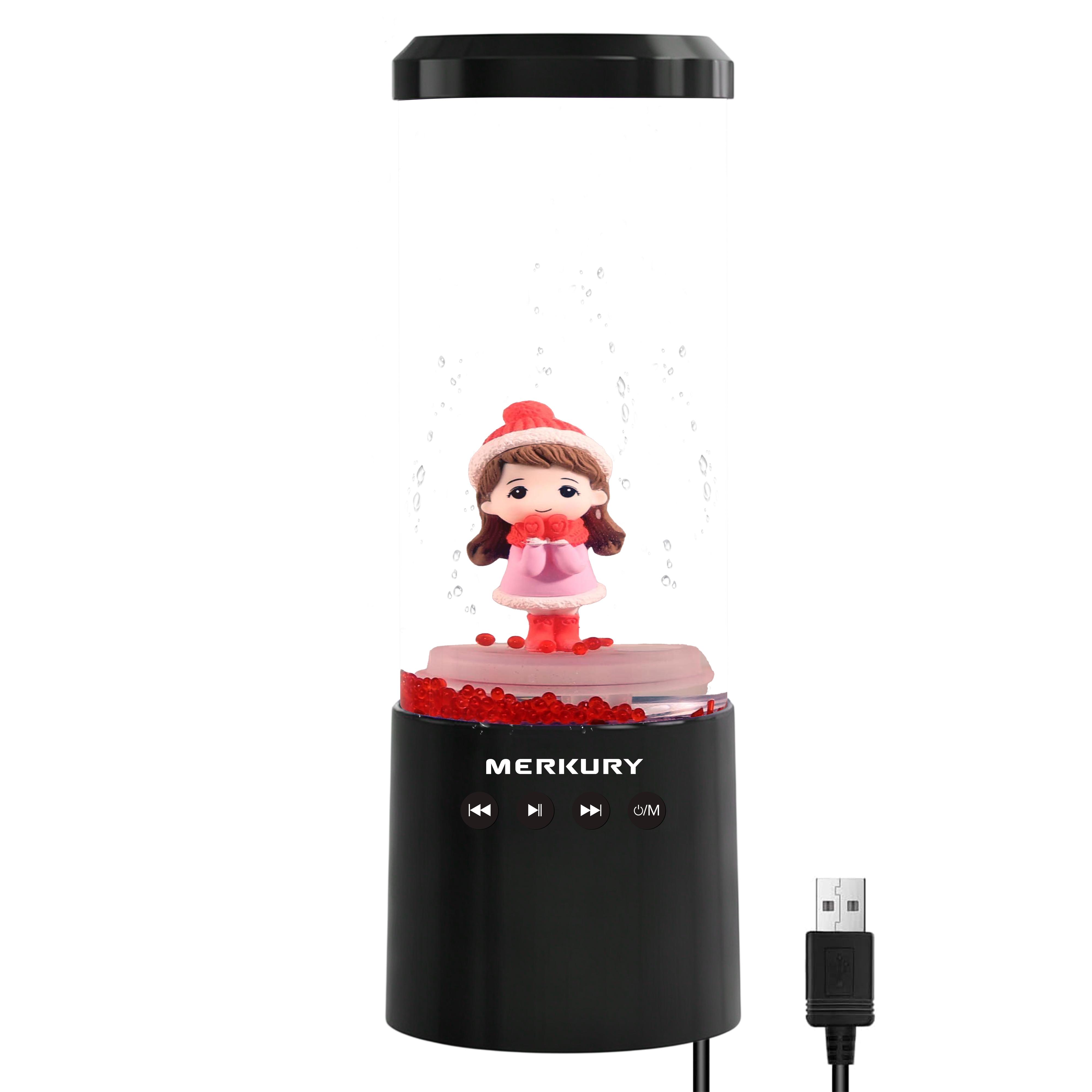 

Jellyfish aquarium color-changing bedside night light Bluetooth connectivity for music playback USB port home bedroom decoration