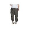 Adidas Originals X Hamcus Collaboration FW23 Three Stripes Snap Button Side Sports Long Pants Unisex Pants Dark-Army-Green IX7078