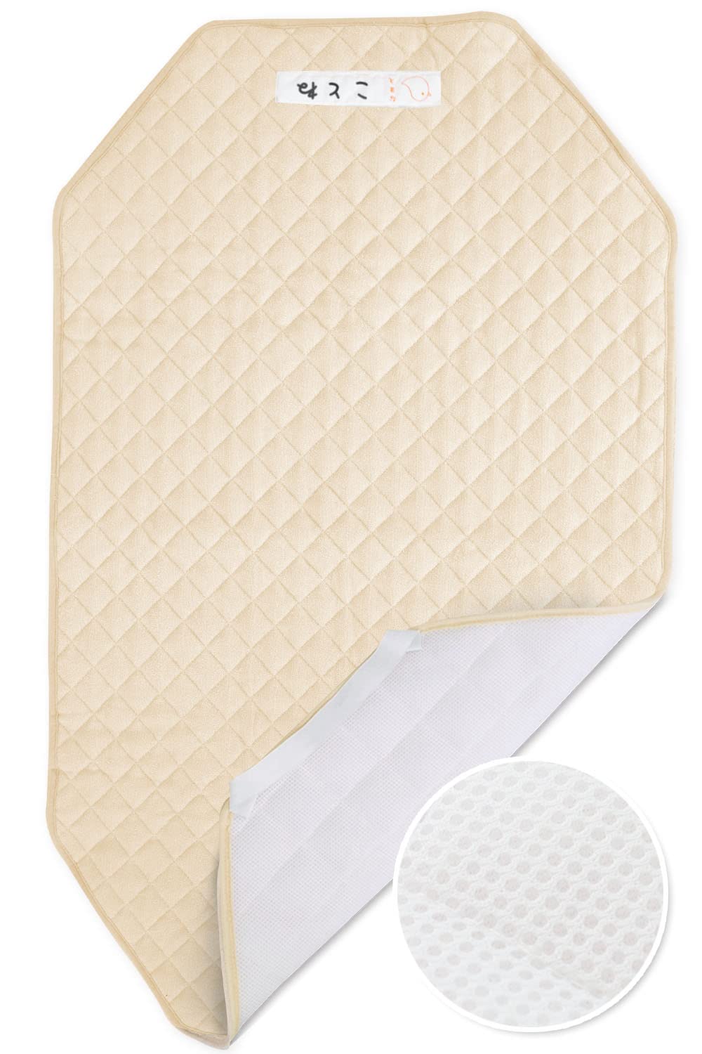 

Кроватка Keratta Чехол для мягкой стеганой сетки Имя Эластичные углы Детский сад, Время сна, Наполнитель, 100% хлопок, Подкладка, Этикетка, (60x101см, д. бежевый)