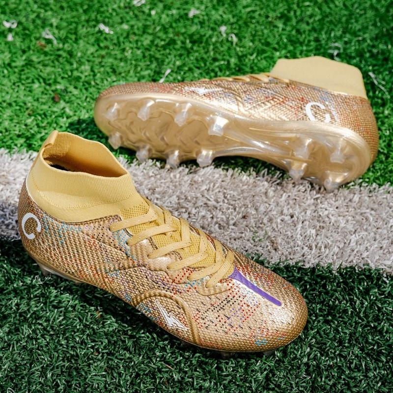 34-46 Kids Football Boots  Large Size Football Shoes AG Artificial Lawn Training Soccer Shoes for Men Boys Soccer Shoes