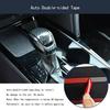 Carbon Fiber Pattern ABS Gear Shift Knob Cover: Full Coverage Interior Accessory Set