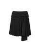 Three To Eighty Ribbon Knotted Mini Skirt Black