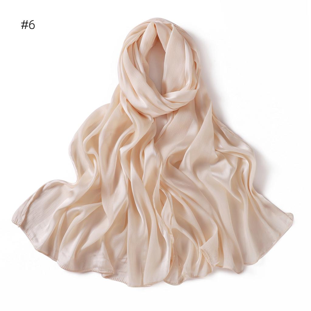 New Crinkle Fashion Muslim Hijab For Women Shimmer Scarf Shawls Islamic Headscarf Wraps Solid Headband Turban Head Wrap180*70cm