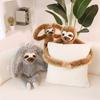 50/77Cm Long Arms Hug Sloth Plush Toy Stuffed Fuzzy Animal Grey Brown Companion Friend Man Gift