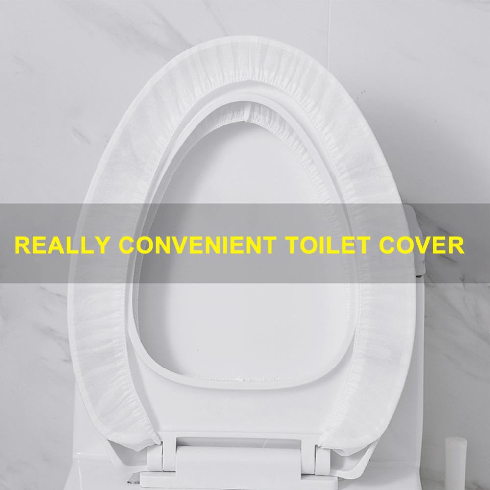 Toilet Seat Cover Antifouling Dirtproof Portable Disposable Household Supplies Cushion Seat Coldproof Waterproof Paste Non-woven