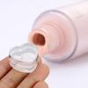 10pcs Heart-Shaped Plastic Cosmetic Jar Set - Refillable Travel Containers for Lip Balm, Cream & More - Odorless