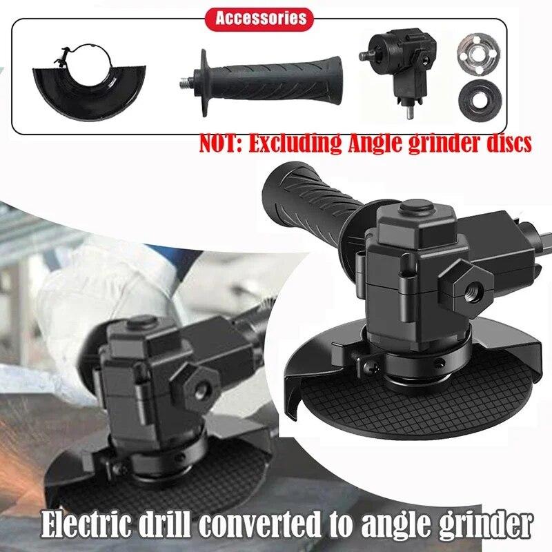 Holzbearbeitungswerkzeuge Elektrischer Bohrer zum elektrischen Hammer Winkelschleifer Konverter Umwandlungskopf Leistungsmodifizierter Werkzeugadapter DIY Holzbearbeitungsmaschine