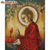 RUOPOTY Frame Buddha Diy Oil Painting By Numbers Handpainted Paints Craft For Adults Kids Surprise Gift On Canvas Home Art Gift