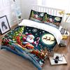 Santa, Sleigh, Reindeer, Snowflakes. Bedding Sets Duvet Cover Sets Duvet Covers Pillowcases(1*Duvet Cover 2*Pillowcases Without Duvet Insert)