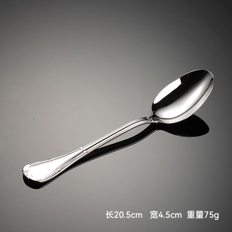 304 stainless steel, forged western lace Garvey knife, fork and spoon hotel restaurant steak knife and fork set