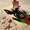 Bing Bunny Fashion Beach Towel: Ideal for Summer Adventures Soft, Absorbent and Quick Drying Suitable for Swimming and Bathing