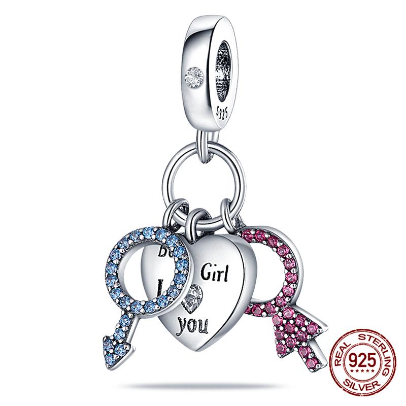 100% Genuine 925 Sterling Silver Ocean Collection Seashell Turtle and Heels Charm Beaded for Original  Bracelet Bracelet