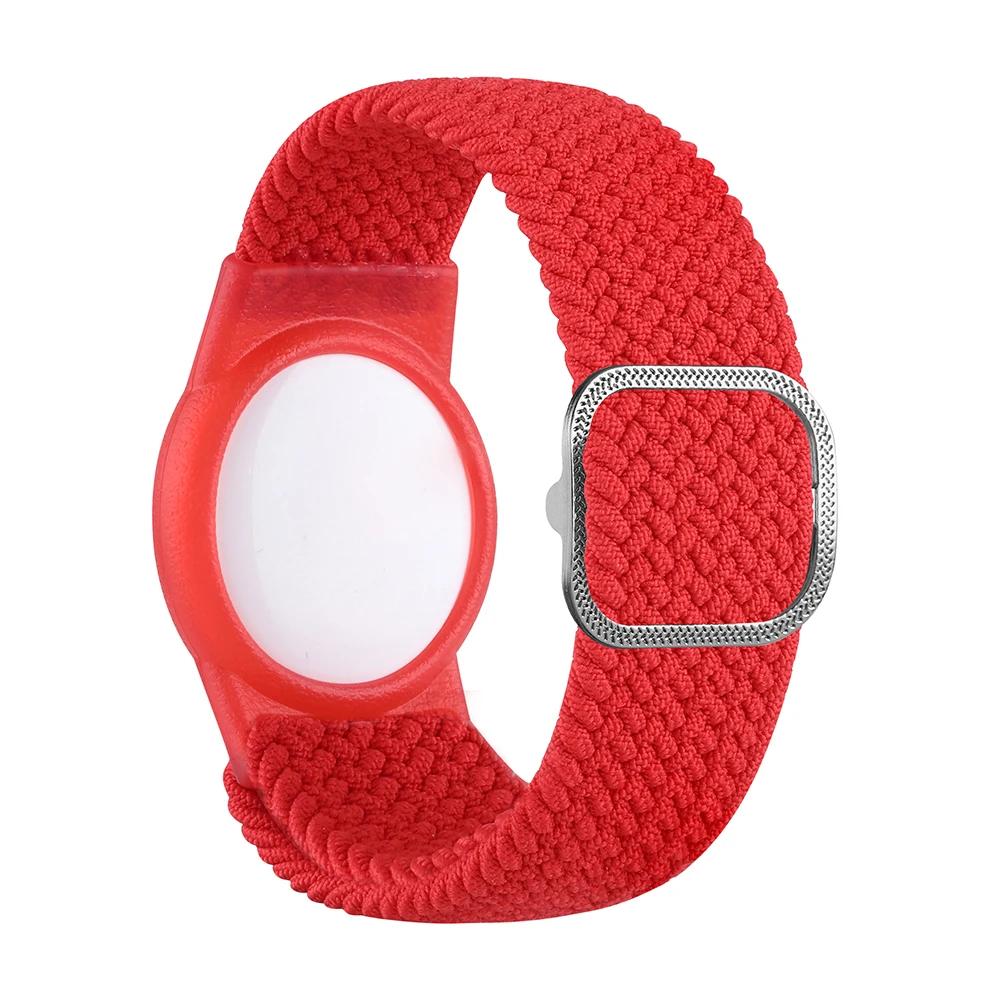 Kinderarmband für Apple AirTags Schutzhülle Kratzfestes Armband Verstellbares Armband für Apple Air Tag GPS-Tracker Halter