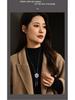 Versatile Crystal Flower Sweater Necklace - Japanese & Korean Fashion Jewelry Pendant