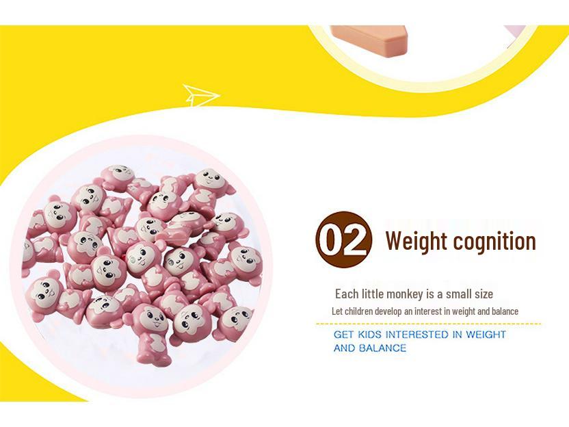 Monkey Digital Balance Toy: Educational Arithmetic Game for Early Learning