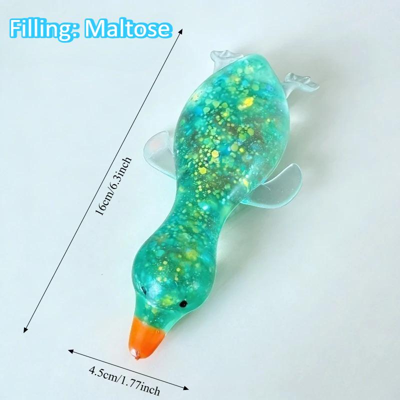 Gargantuan Squishy Duck Fidgets Toys Cute Goose Animals Vent Toys for Adults Decompression Stretch Toys Friends Best Gift