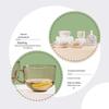 Kemeter Chinese Style Ceramic 9-Piece Dinnerware Set