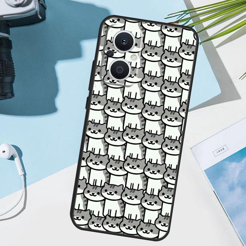 Funny cute cats Cover For OPPO Reno 13 F 10 11 12 14 Pro 11F 12F 14F 7 8 Lite OPPO Find X9 X8 X5 X6 Pro Case