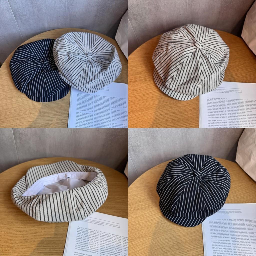 Retro Artistic Octagon Cap With Sun Protection And Ventilation For Spring And Summer Casuals