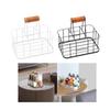 Drink Carrier Equipment with Handle Multifunction 6 Grid Reusable Drink Caddy Holder Wine Bottle Storage for Office Catering KTV