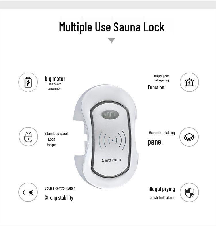 Electronic Sauna & Gym Lock: Induction Drawer & Bathroom Locker Lock