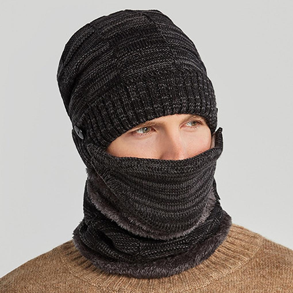 Winter Cold Weather Gear Neck Warmer, Muffler, Beanie Hat Set, Mask