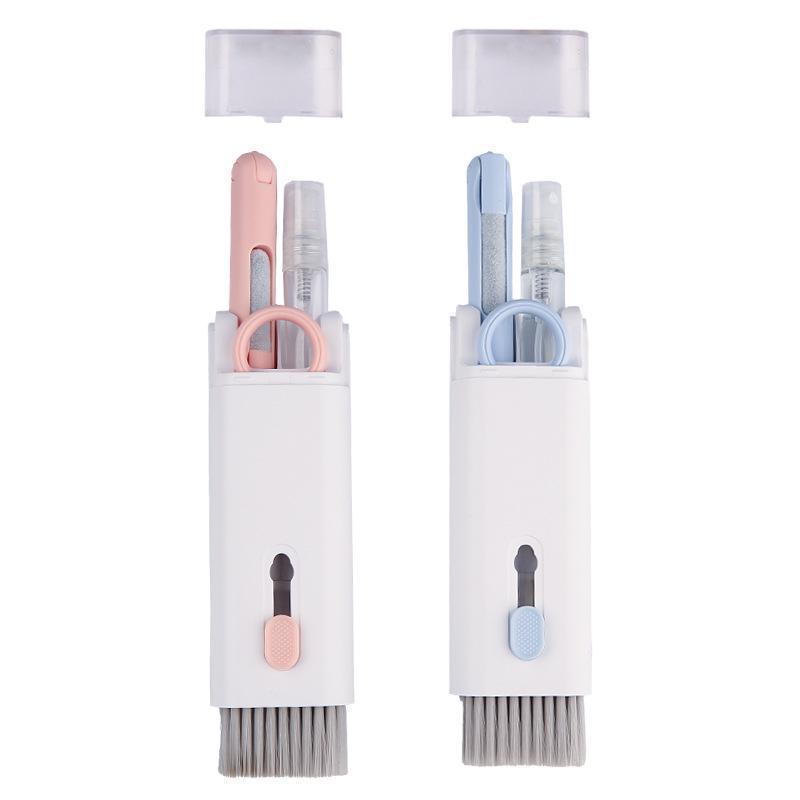 7-in-1 Computer Keyboard Cleaner Brush Kit Earphone Cleaning Pen For Headset Phone Cleaning Tools Cleaner Keycap Puller Kit