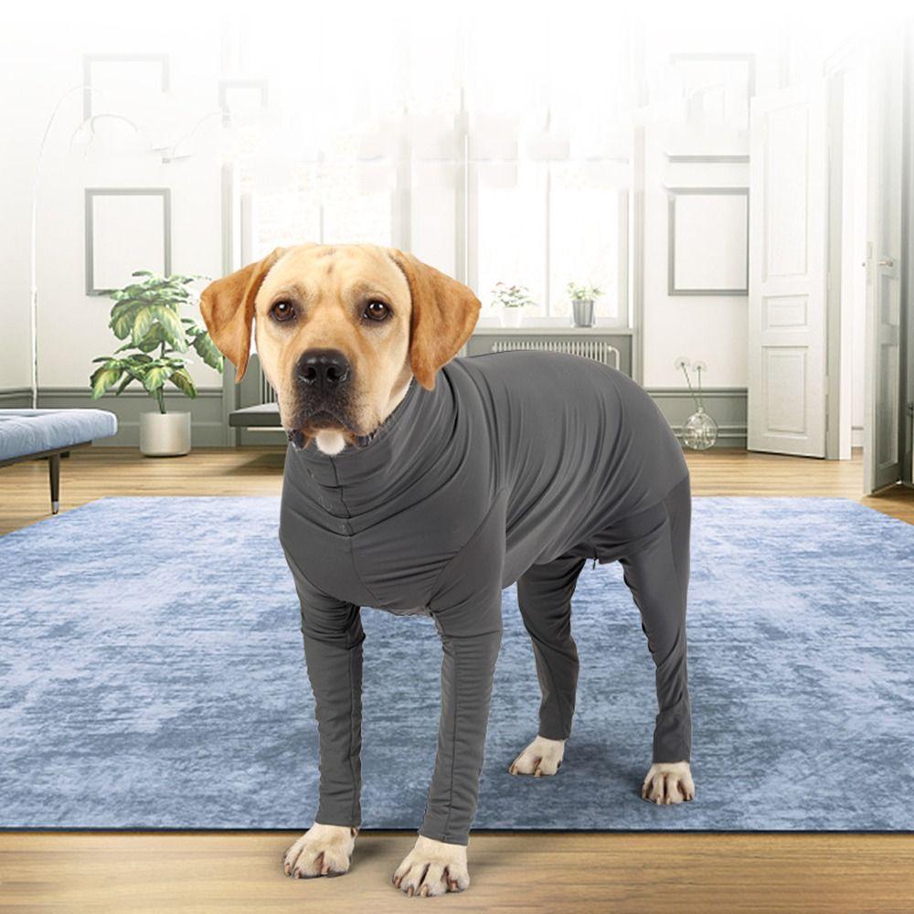 Long-sleeved Dog Pajamas Breathable Dog Soothing Clothes Dog Coat Four Legged Clothes  Home Wear