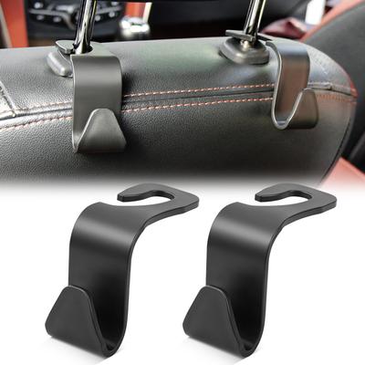 2 peças Universal Assento de Carro Encosto de Cabeça Gancho Para Auto Banco Traseiro Organizador de Armazenamento Cabide Suporte de Armazenamento Para Bolsa Bolsas Roupas Casacos