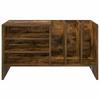 Vinyl Record Cabinet Smoked Oak 78.5 x 35 x 45 cm