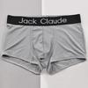 Men's Ultra-Fine Fiber Boxer Briefs with Mid-Waist and Concave-Convex Design
