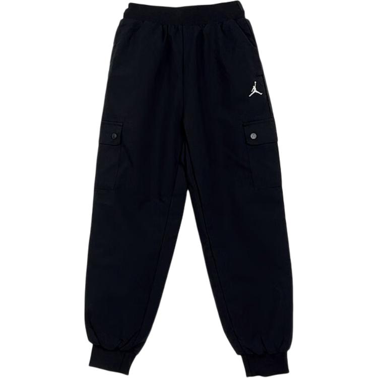 Jordan Cotton Pants Versatile Fashion Sports Casual Kids Kids pants IQ9988-010 M
